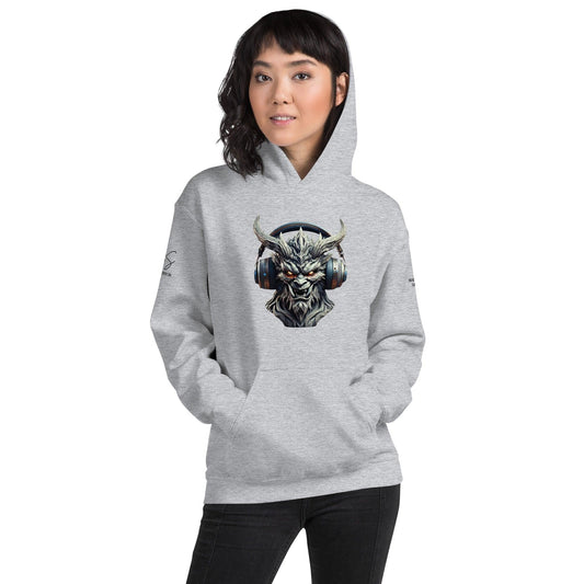 demon headphone classic hoodie