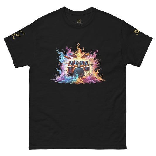 drum flame classic t-shirt