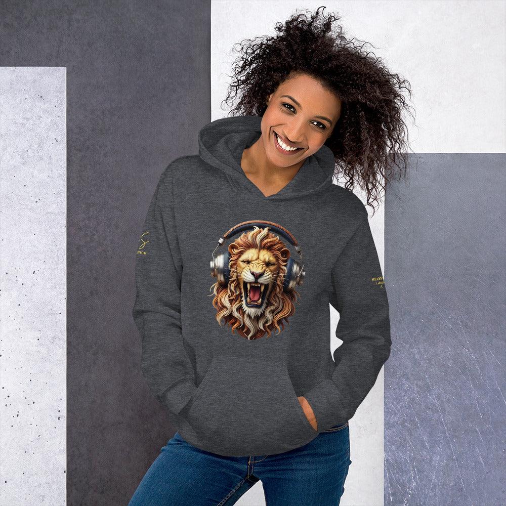 lion headphone classic hoodie