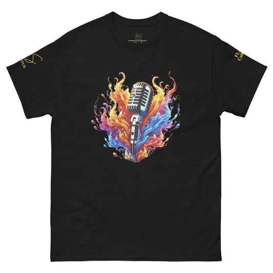 microphone flame classic-shirt