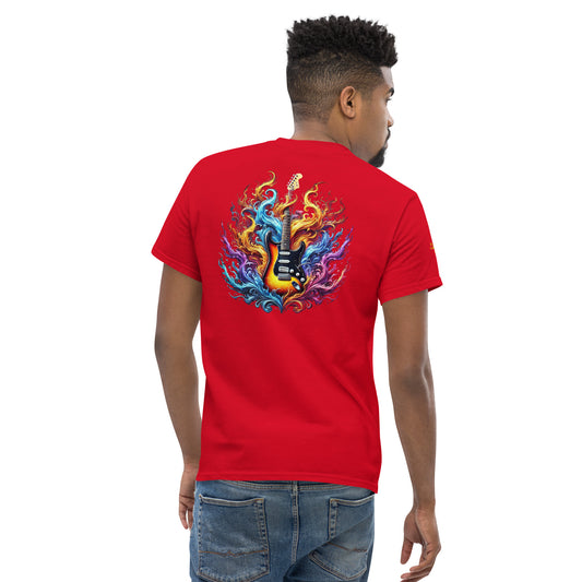 embroidered guitar t-shirt