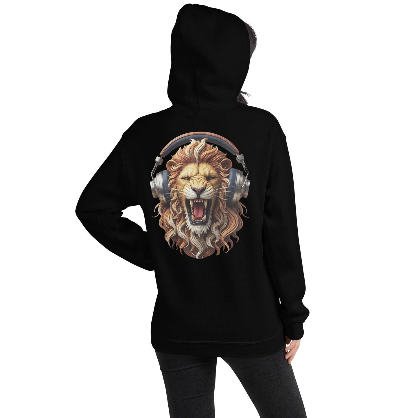 #1 Lion Embroidered logo - Headphone Collection - Unisex Hoodie