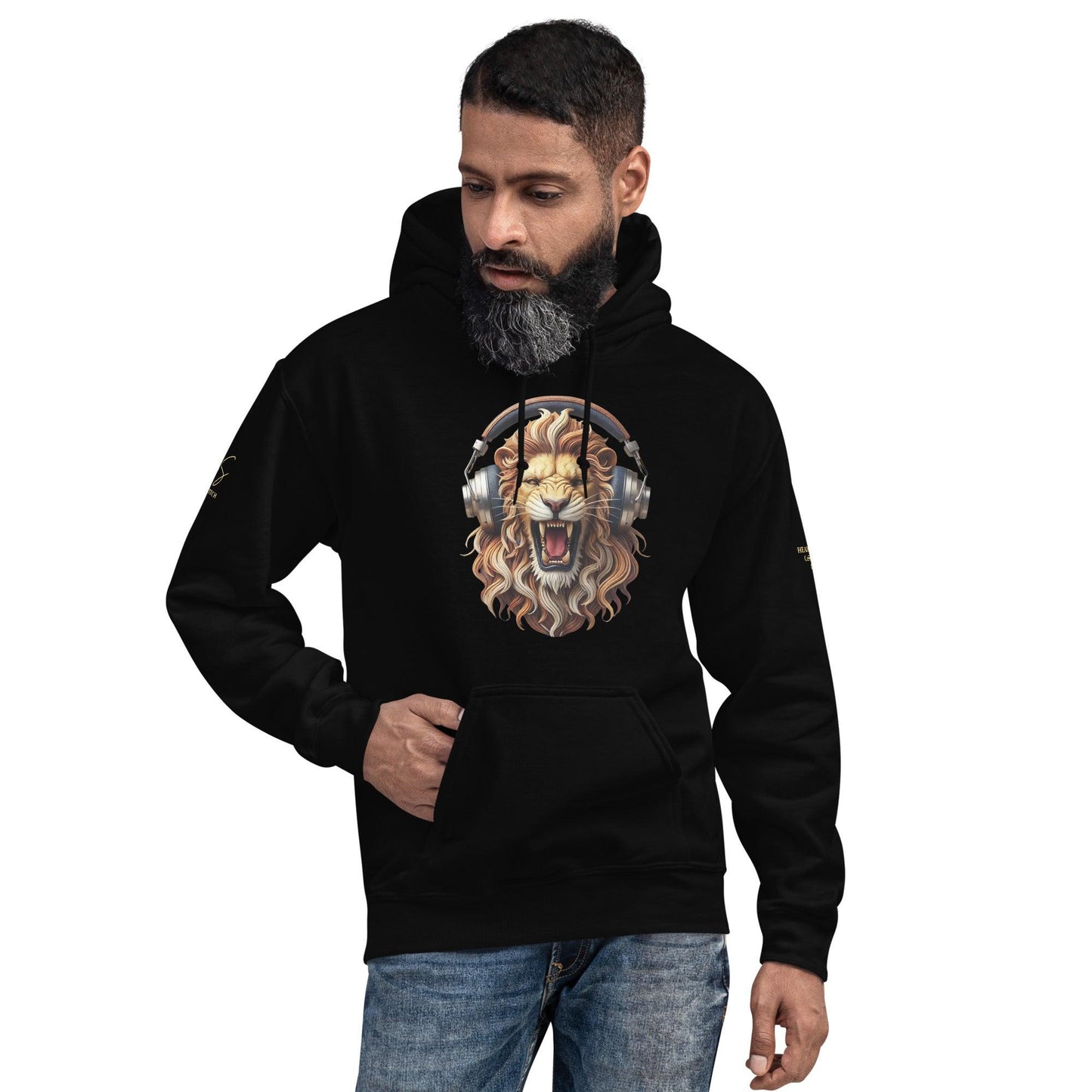 #1 Lion - Headphone Collection - Unisex Hoodie