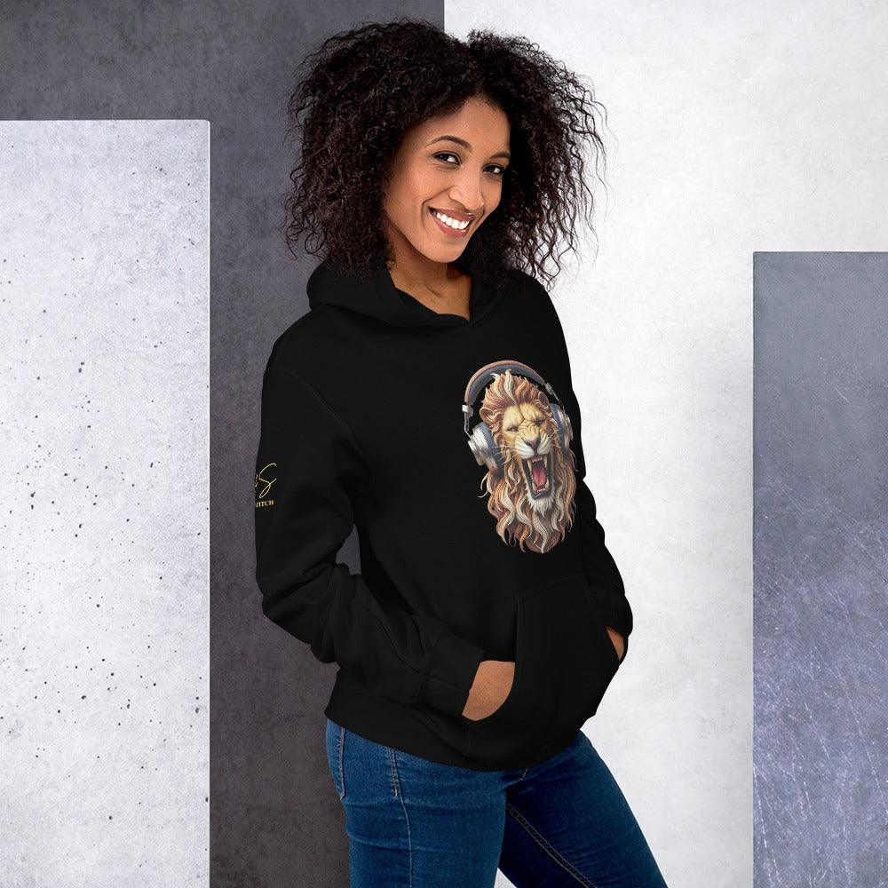 #1 Lion - Headphone Collection - Unisex Hoodie