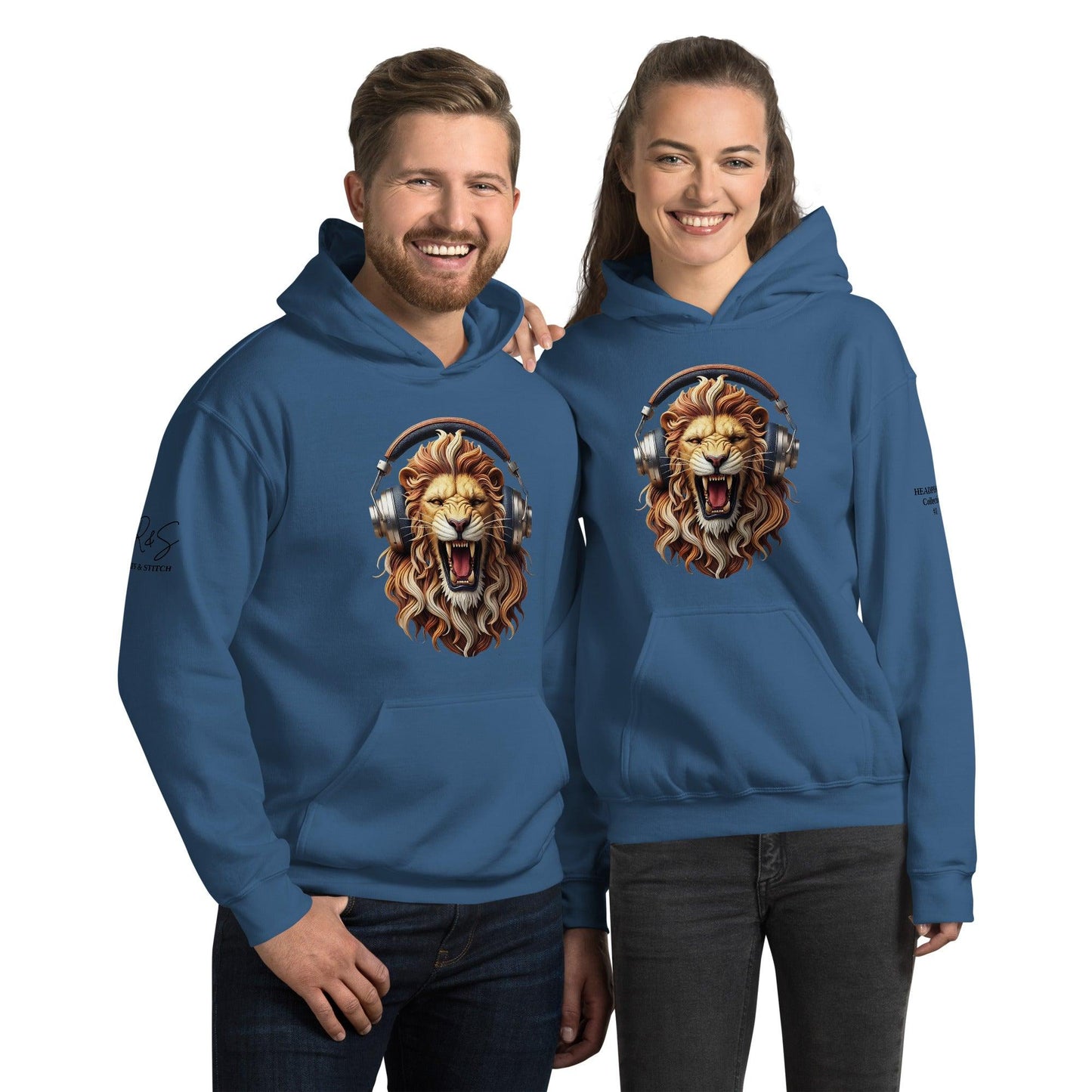 #1 Lion - Headphone Collection - Unisex Hoodie