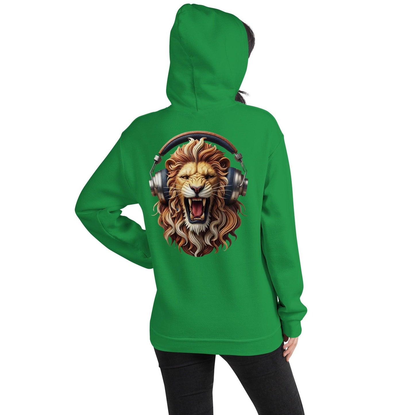 #1 Lion Embroidered logo - Headphone Collection - Unisex Hoodie