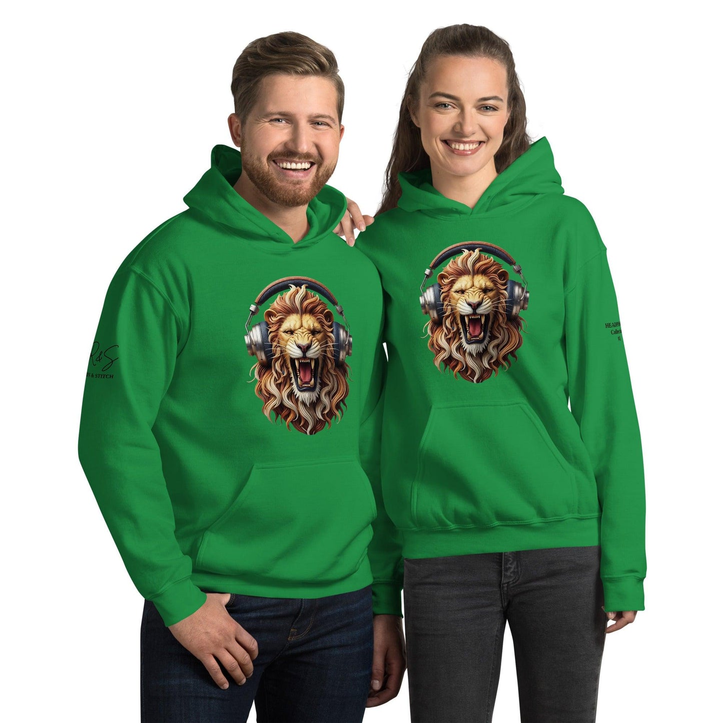 #1 Lion - Headphone Collection - Unisex Hoodie