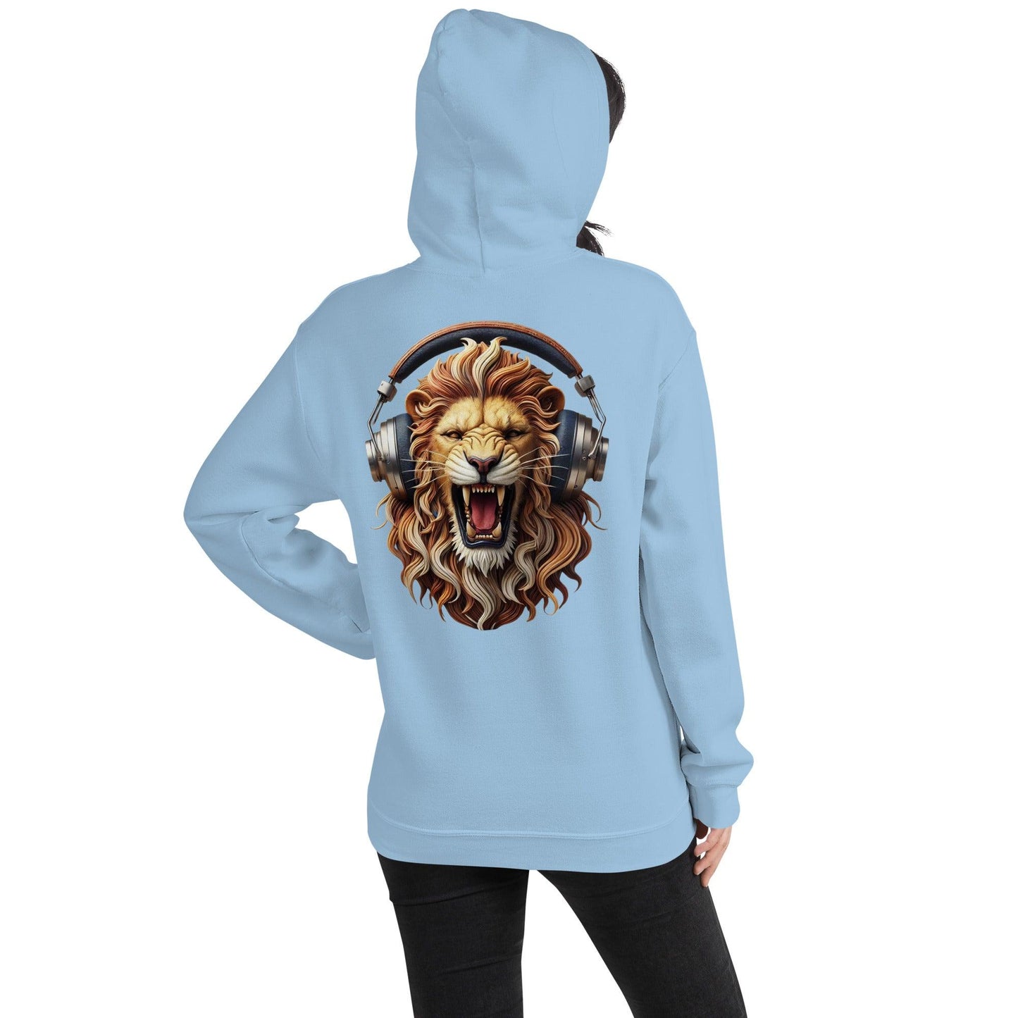 #1 Lion Embroidered logo - Headphone Collection - Unisex Hoodie