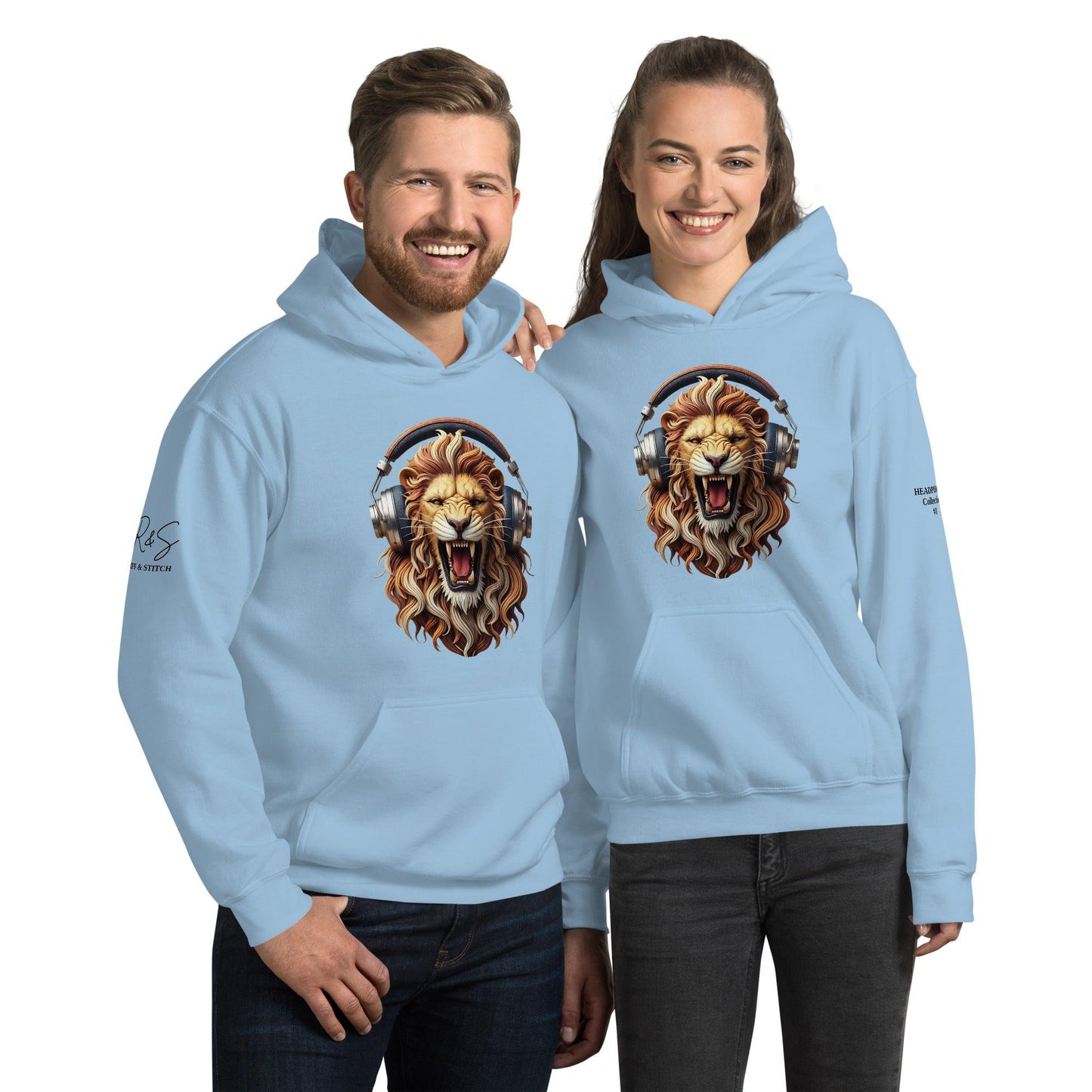 #1 Lion - Headphone Collection - Unisex Hoodie