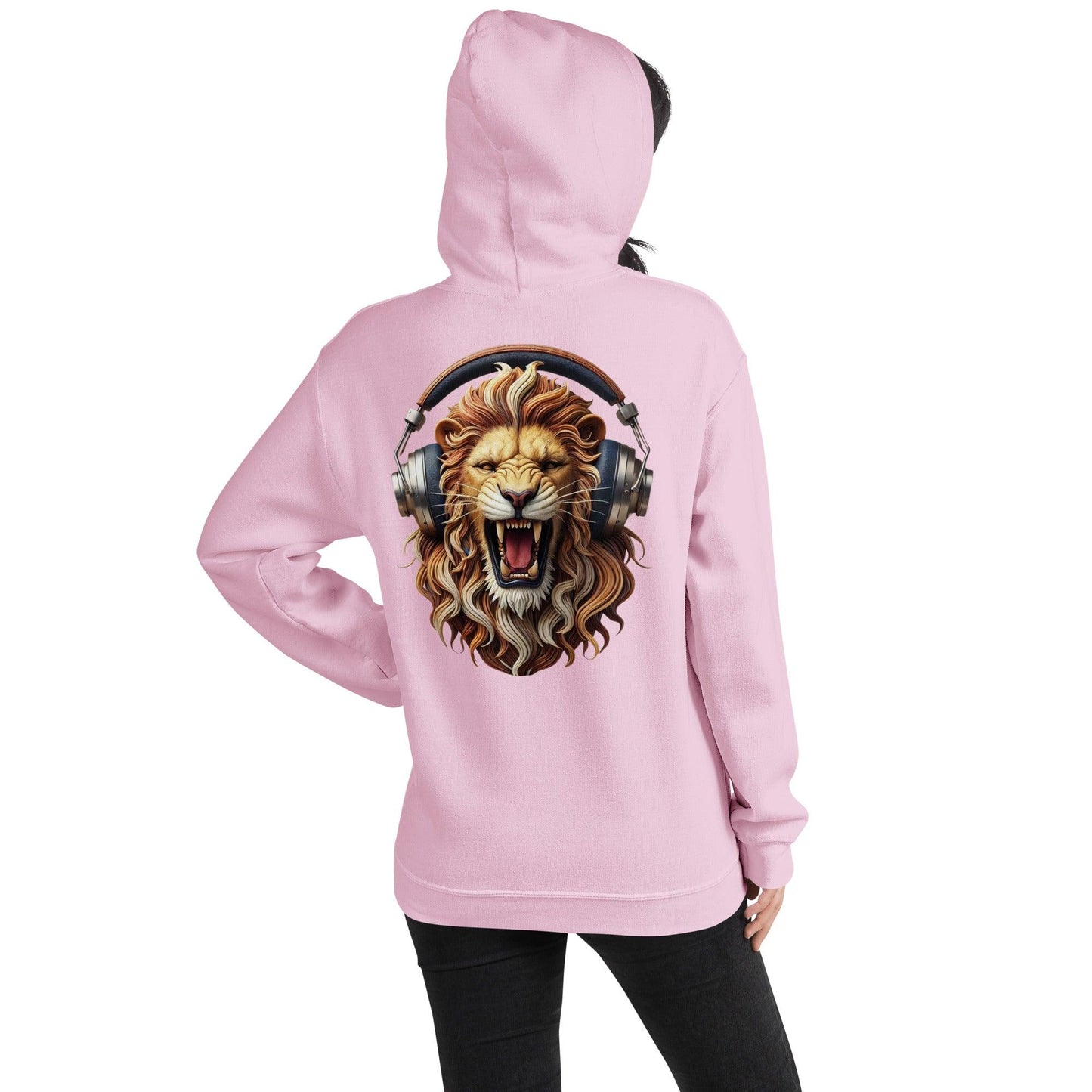 #1 Lion Embroidered logo - Headphone Collection - Unisex Hoodie