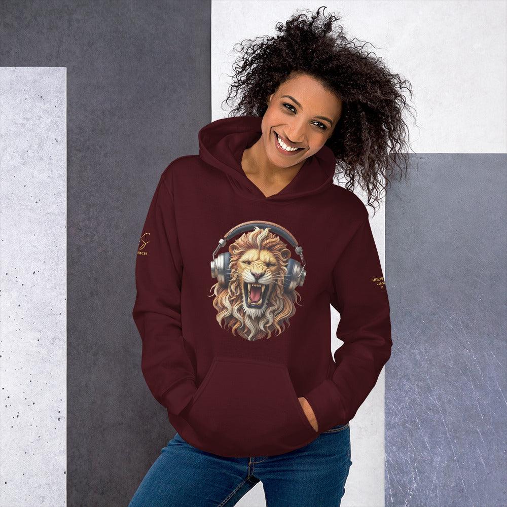 #1 Lion - Headphone Collection - Unisex Hoodie