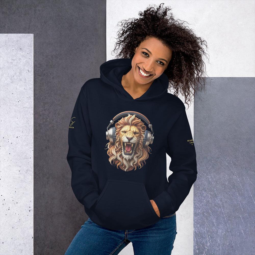 #1 Lion - Headphone Collection - Unisex Hoodie