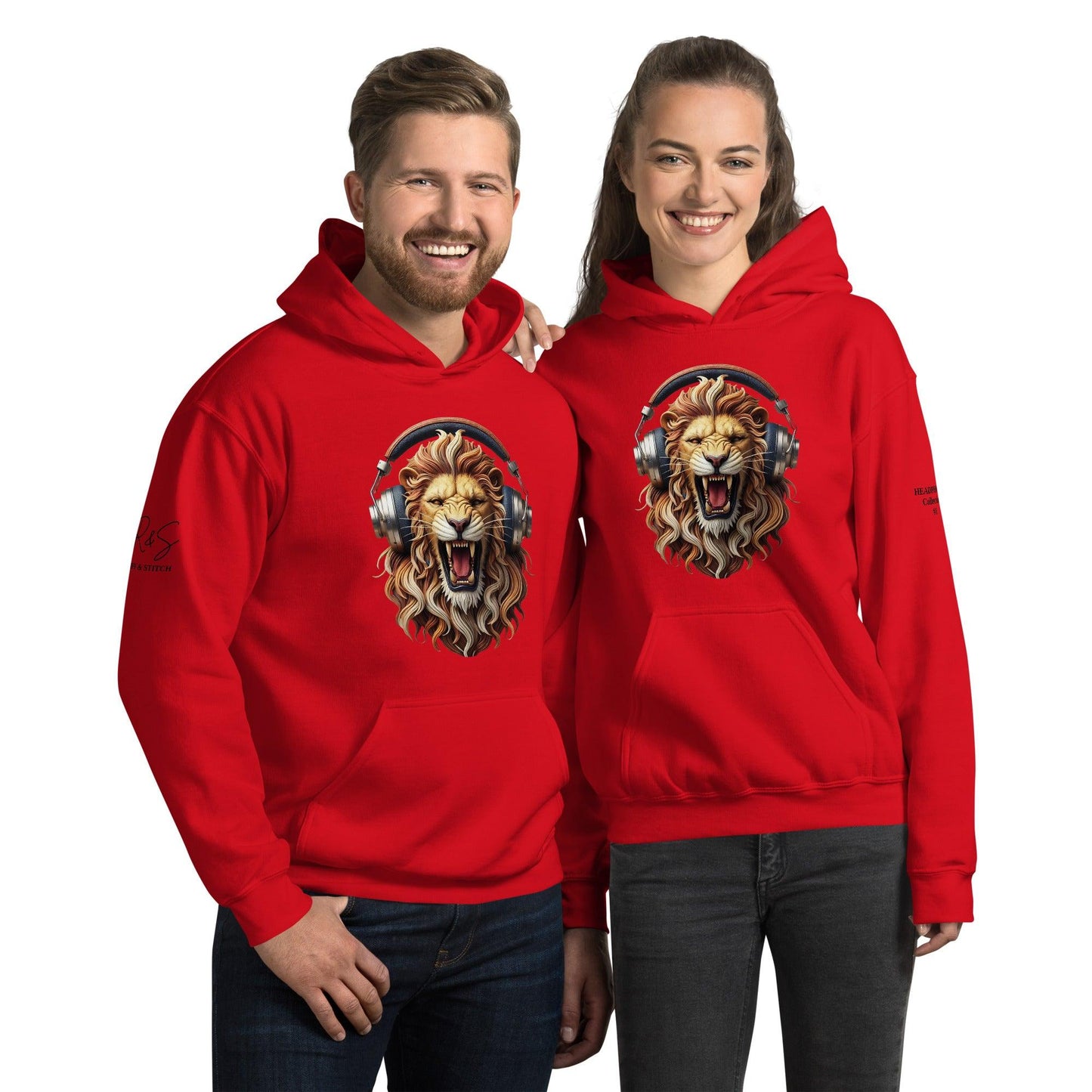 #1 Lion - Headphone Collection - Unisex Hoodie