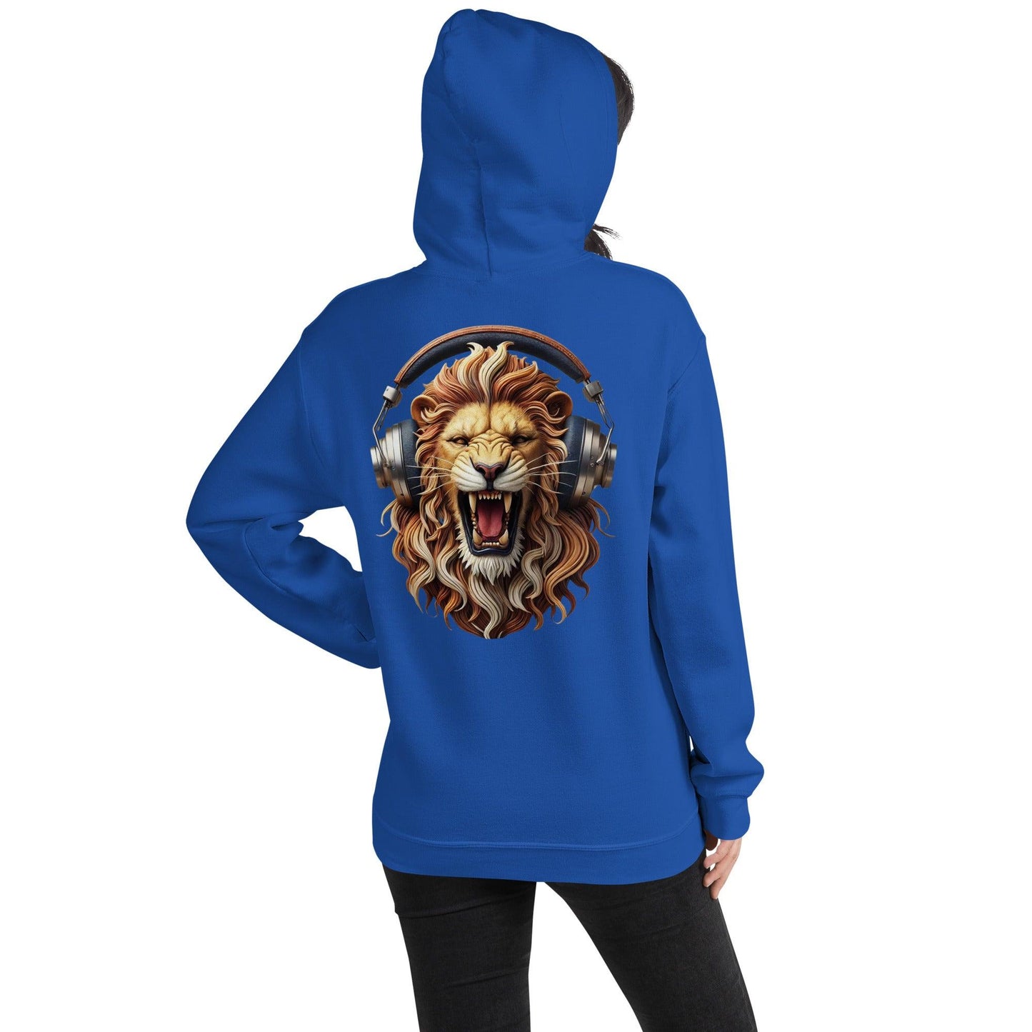 #1 Lion Embroidered logo - Headphone Collection - Unisex Hoodie