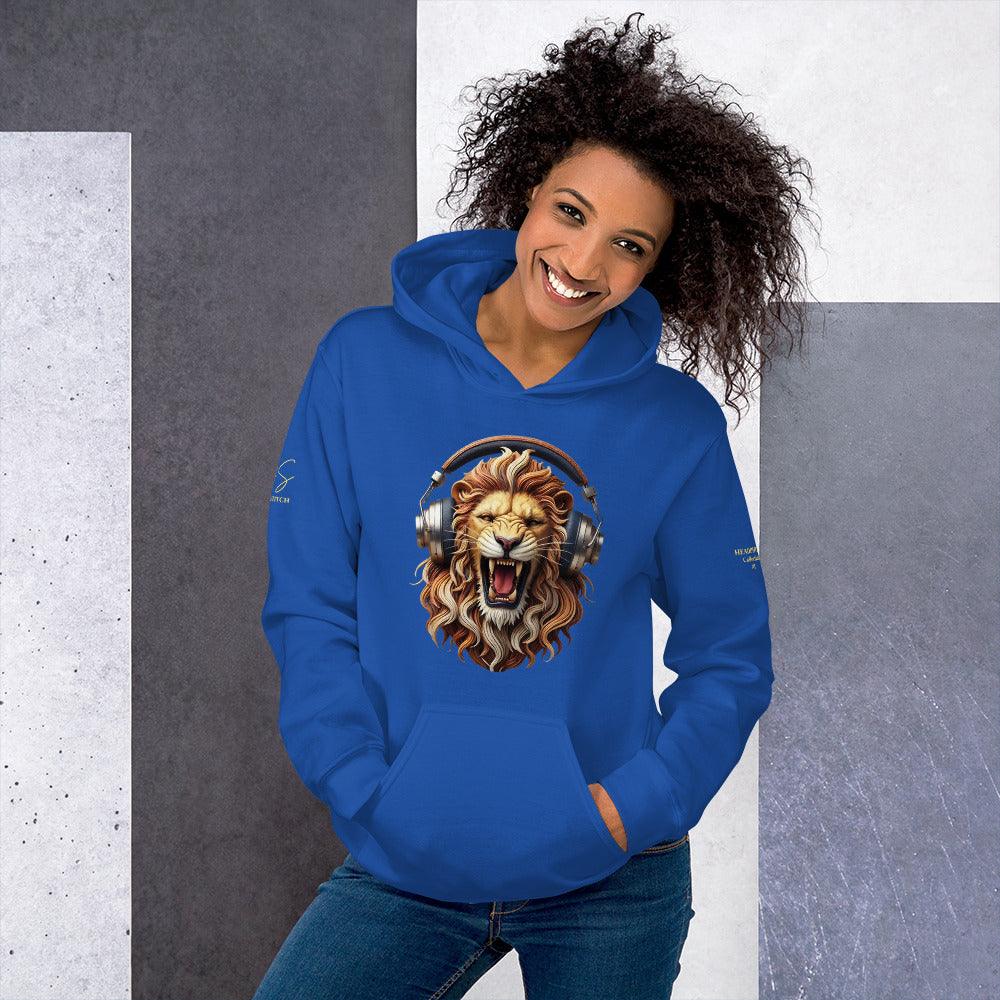 #1 Lion - Headphone Collection - Unisex Hoodie