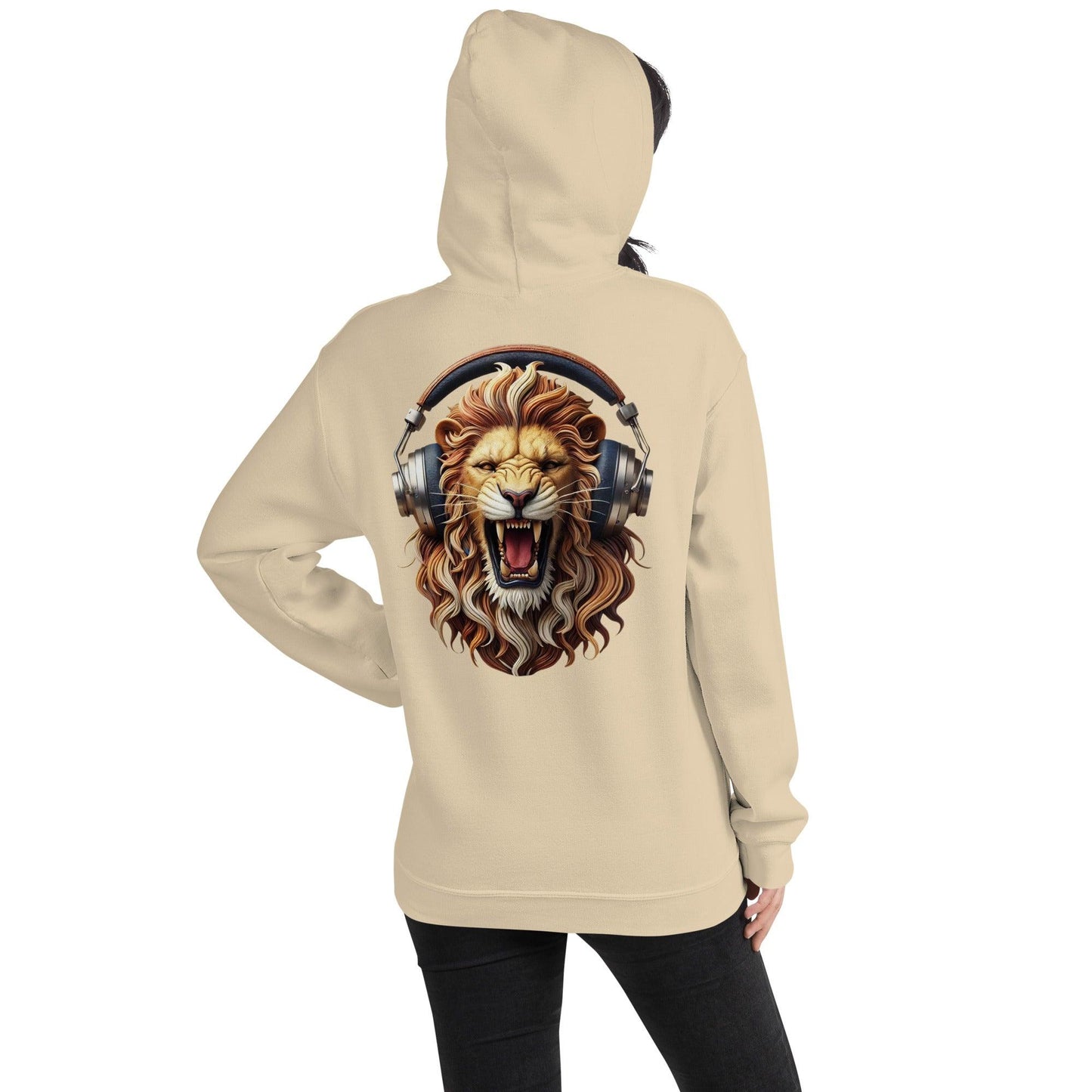 #1 Lion Embroidered logo - Headphone Collection - Unisex Hoodie