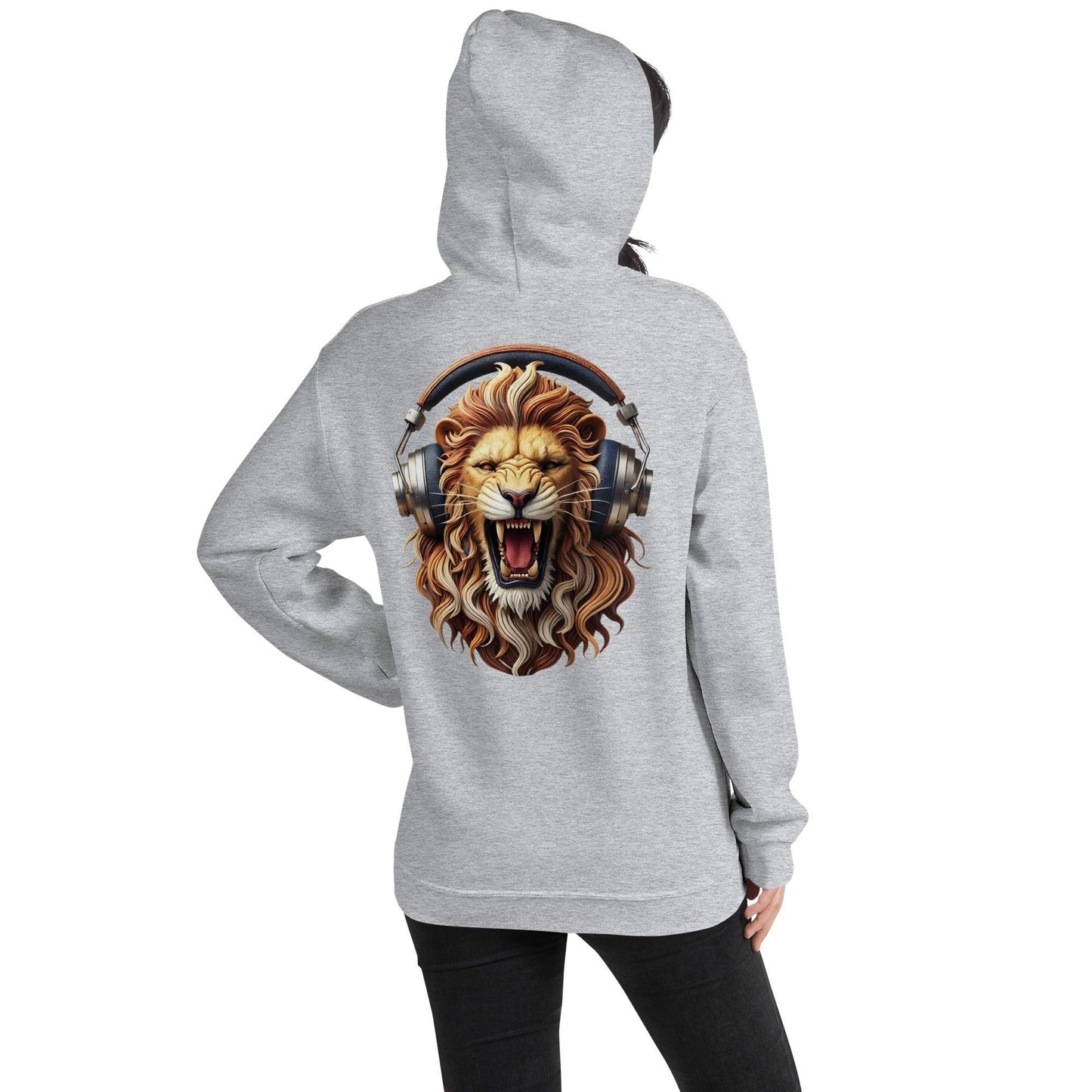 #1 Lion Embroidered logo - Headphone Collection - Unisex Hoodie