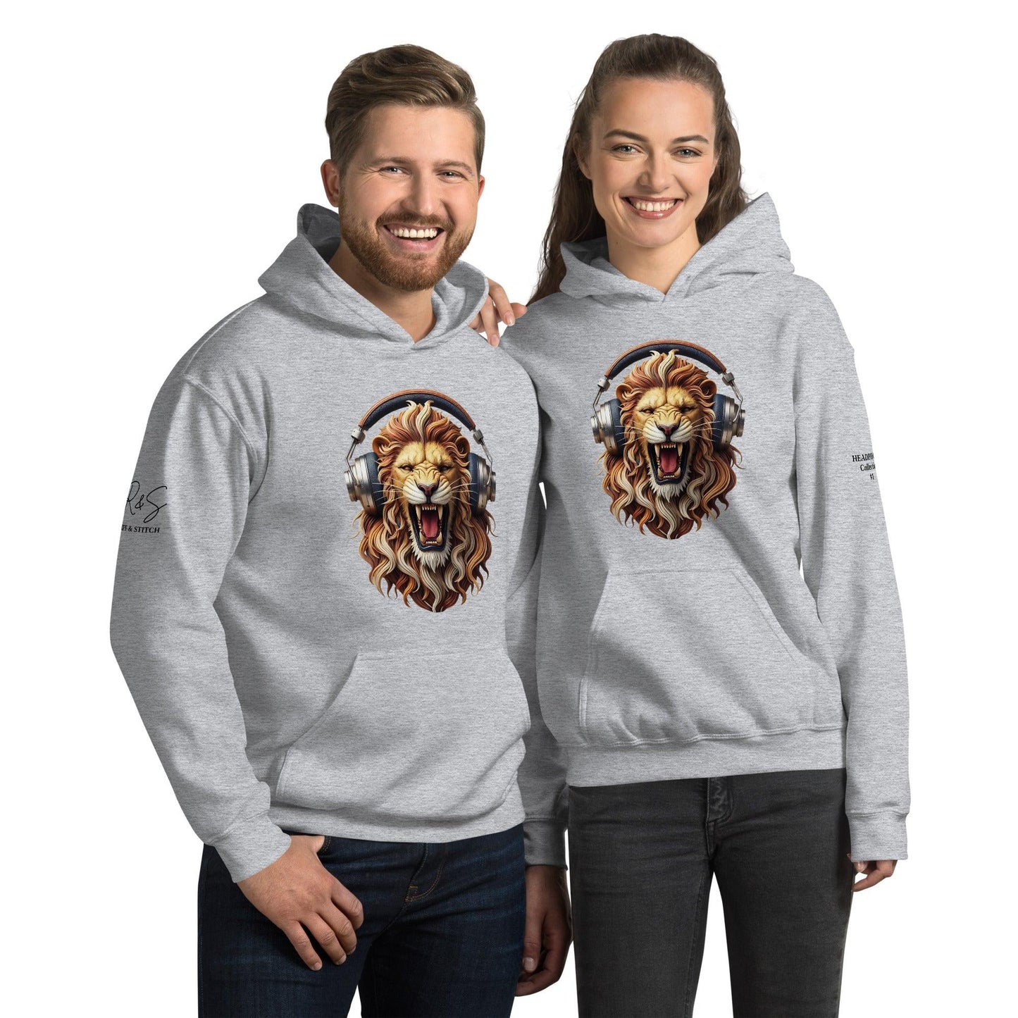 #1 Lion - Headphone Collection - Unisex Hoodie