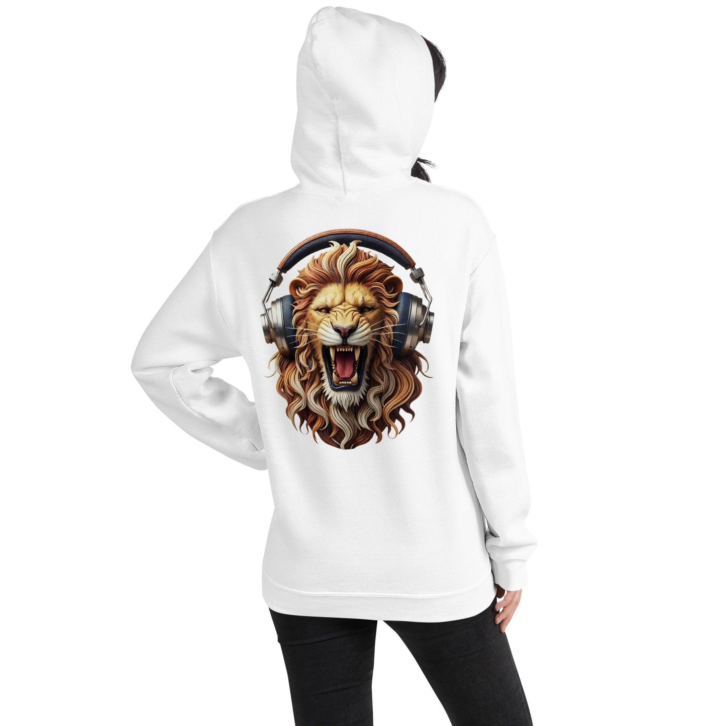 #1 Lion Embroidered logo - Headphone Collection - Unisex Hoodie