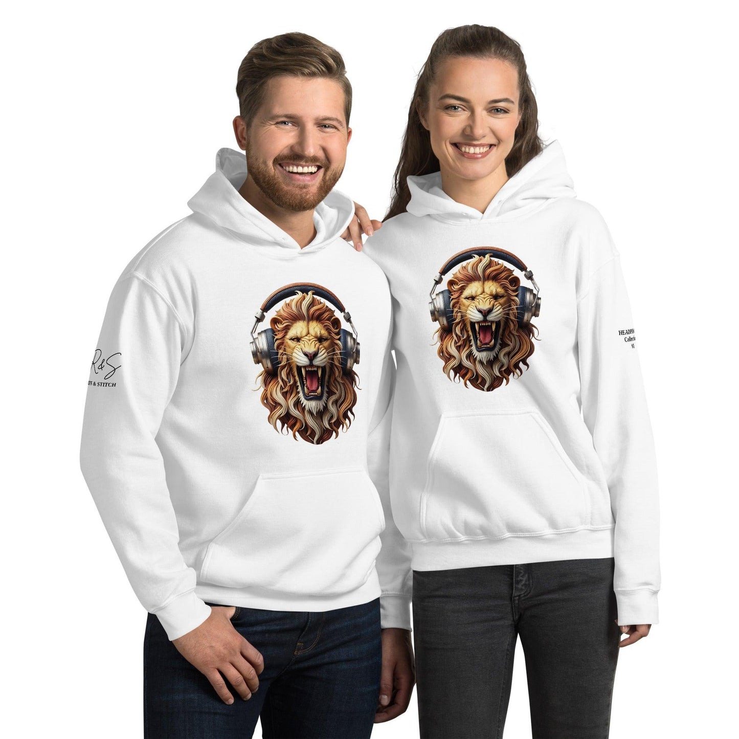 #1 Lion - Headphone Collection - Unisex Hoodie